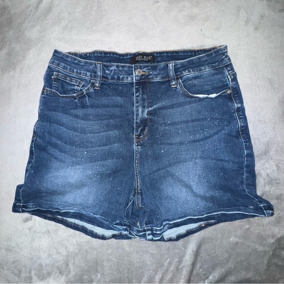Judy Blue Pants - Judy Blue Galaxy Splash Denim Jean Shorts Women’s Size 2XL